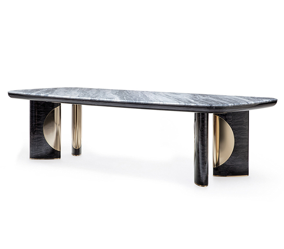 Art.2800 Rectangular table with marble top ジョルジオ・コレクション(giorgio collection)